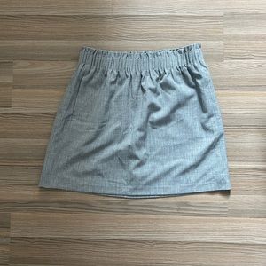 JCREW MERCHANTIAL new with tags gray dress skirt ruffled top